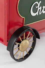 Vagón de Tren Merry Xmas Rojo-Verde - Medidas: nullxnullxnull