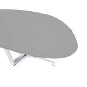 Mesa de centro en mdf gris claro 140x80x32h cm