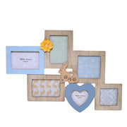 Marco de fotos de pared con múltiples pájaros 6p cm45,5h33