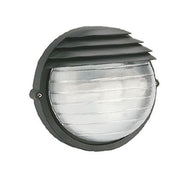 Aplique de línea de párpado redondo grande E27 negro