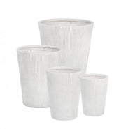 Set4 P.Vaso Canalé Svas Bianco