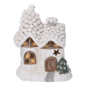 Casa resina led blanco cm17x11,5h22