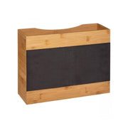AIMANTE Organizador de cocina de bambú natural 31x8,5x h25 cm