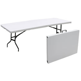 Mesa plegable de plástico 183x74x74 cm