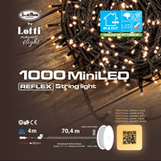 Cadena Luces Navidad TLG 1000 MiniLED 4+70,4m