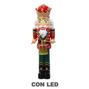 Soldado resina con led rojo cm34x32h96