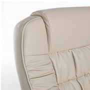 Sillón de oficina en ecopiel gris paloma Dehli