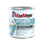 Esmalte Satinado Al Agua Negro 750Ml