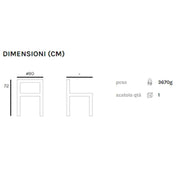 Mesa redonda de polipropileno para exterior Blanco BRAGA diámetro 90x h72 cm
