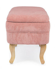 Banco contenedor rosa que se puede abrir para almacenar 102 cm