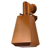 Campana extractora DIAMOND en acero inoxidable cobre antiguo 50 cm