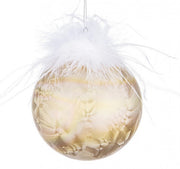 Lámpara de techo esférica Vt Plume Oro D100