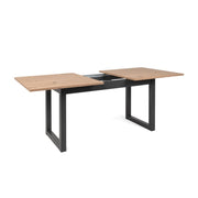 (2c) Mesa de salón cocina moderna extensible roble 160-200 x 90 cm (DENVER50)
