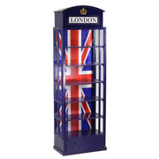 Estantería azul london muebles dormitorio cm48x27 x h146
