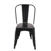 Silla new bristol hierro negro cm51x43h84