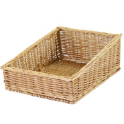 Cesta expositora mimbre rectangular cm35x45h12-21