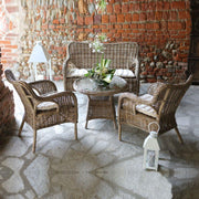 Salón de jardín kariba gris jardín de 4 piezas