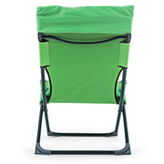 Tumbona plegable relax con acolchado SFOD Verde 60x90xh86 cm