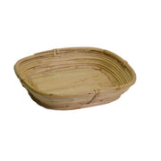Cesta rectangular de junco natural cm24xh5x21
