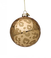 Sfera Vt Wildlife Maculato Oro D80 - Esfera Decorativa de 12x