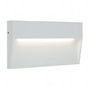 Lámpara de pared redonda de aluminio fundido con difusor satinado - 6W, 777 lúmenes, blanco