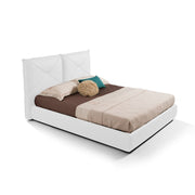 Cama doble contenedor Armonia blanca
