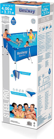Piscina Rectangular Steel Pro Frame Cm. 400X211X81