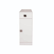 Mueble de baño multiusos Blanca con puerta y cajón 30x32x78 alerce blanco