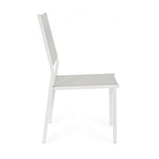 Silla Hilde Cloud blanca para exteriores cm 46 x 57 x 88 h