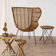 Mesa de Centro de Madera Cm. 56x56