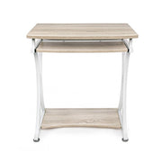 Escritorio para PC en acero VIOLETA blanco 70x55x h76 cm