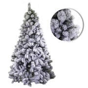 Árbol Gennargentu verde con nieve 1713 ramas cmø148h240