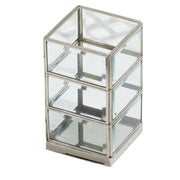 Portavelas plata cm10x10h17