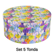 Caja de cartón de 1-5 camisas redondas cmø40,5h17,8