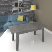 Mesa extensible de madera de hormigón 140 - 180x80 cm TOLMEN