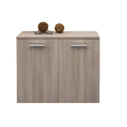Mueble multiusos en madera de melamina para interior olmo cm 90xh80x45