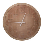 Reloj madera marrón 74cm