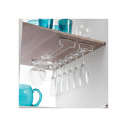 Metaltex - Juego de 2 barras bajo estante para vasos de 41 cm