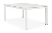 Mesa de jardín extensible Konnor blanco
