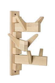 Percha de madera con 6 ganchos Daiki