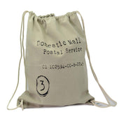 Bolsa de tela crema cm43xh54x6,5