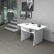 Mesa consola plegable Alerce blanco IKEBANA 120x40x h76 cm