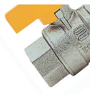 Válvula de bola de gas con palanca de aluminio.