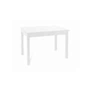 Mesa de comedor de fresno blanco en madera de melamina cm 70x110