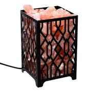 Lámpara de sal con guijarros y accesorio 13,1x13,1h20 cm