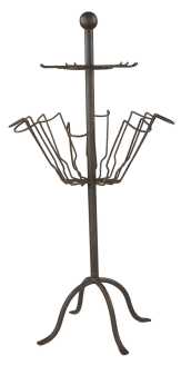 Pedestal de hierro portabotellas lo-7583 cm. 46,5 x 46,5 h 85