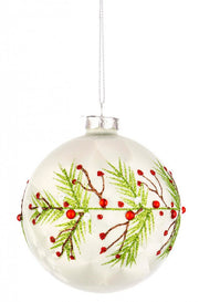 Lámpara colgante esférica 8x Vt Branch Blanco D100