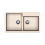 Fregadero de avena de 2 senos Tip Toe N200