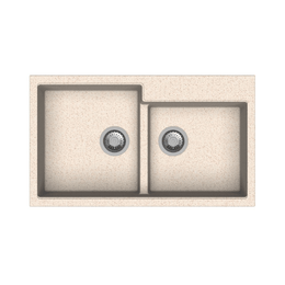 Fregadero de avena de 2 senos Tip Toe N200