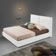 Cama doble contenedor Armonia blanca